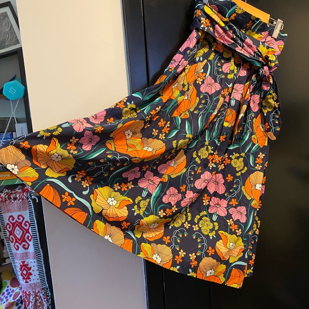 Corey Lynn Calter high rise midi skirt. ANTHROPOLOGIE - Picture 2 of 7